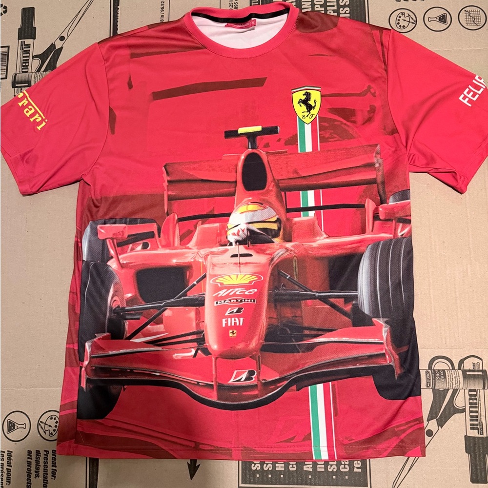 Ferrari Red Crew Neck T-Shirt